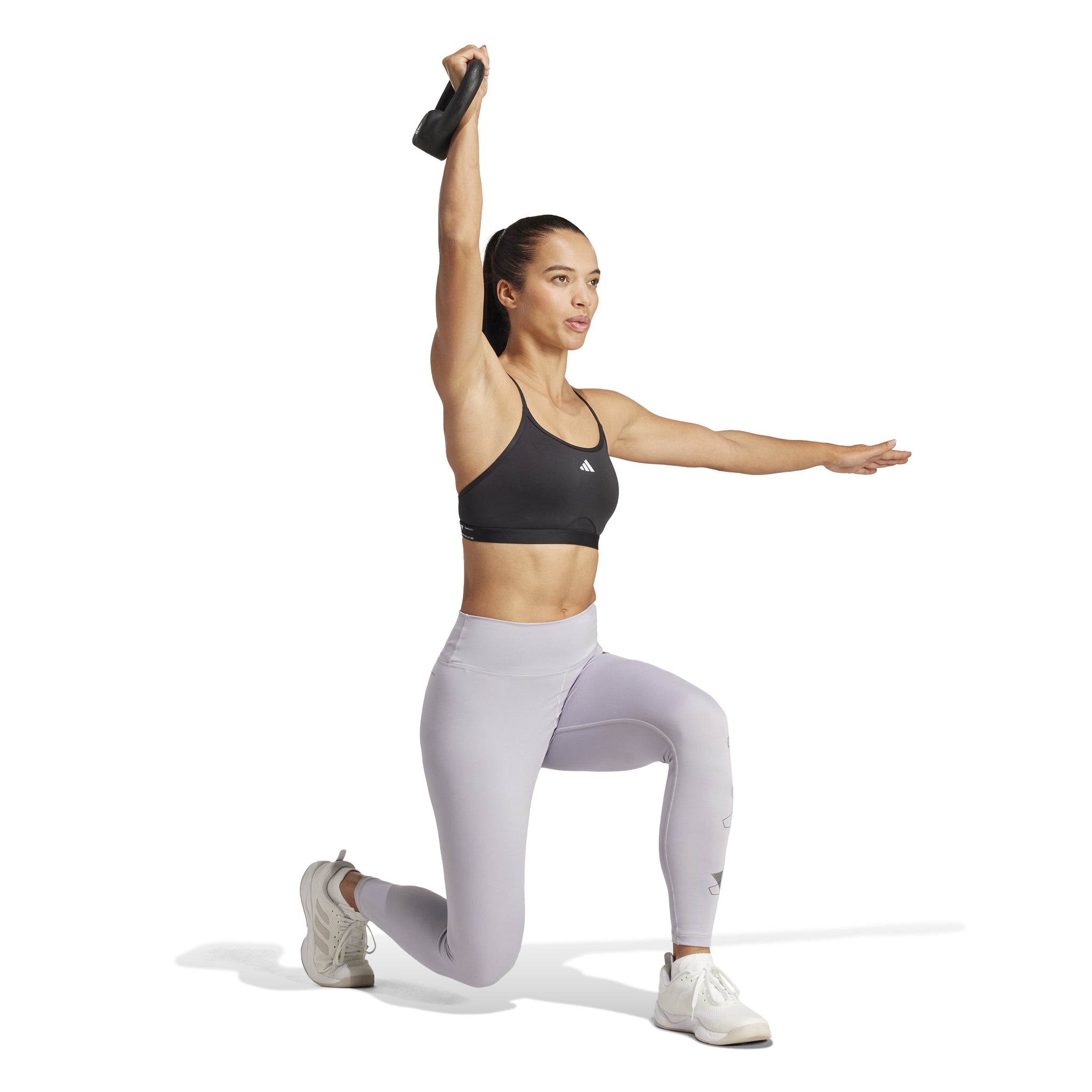 Reggiseno sportivo Aeroreact Training 3-Stripes
